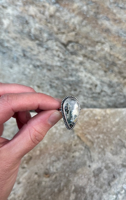Ocean Jasper Ring - Size 6 1/2